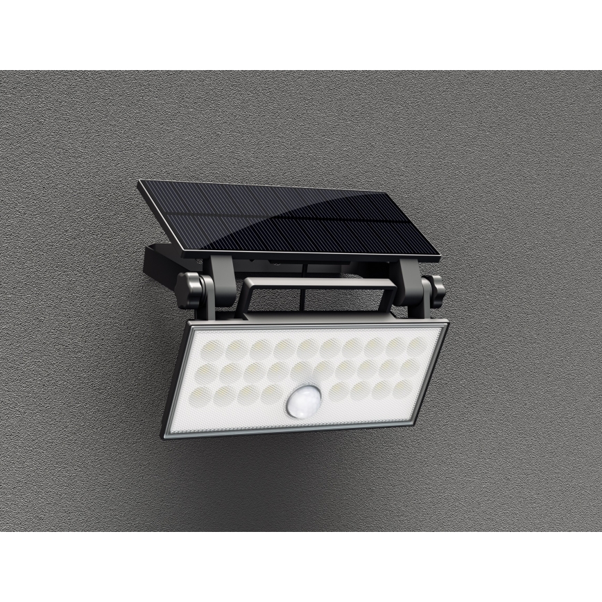 Top Light - LED Solarna stenski reflektor s senzorjem HELEON PRO LED/8W/3,7V IP65 4000K 2600 mAh