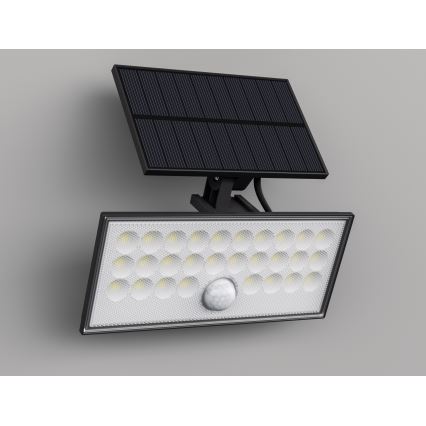 Top Light - LED Solarna stenski reflektor s senzorjem HELEON VARIO LED/8W/3,7V IP65 4000K 2200 mAh + Daljinski upravljalnik