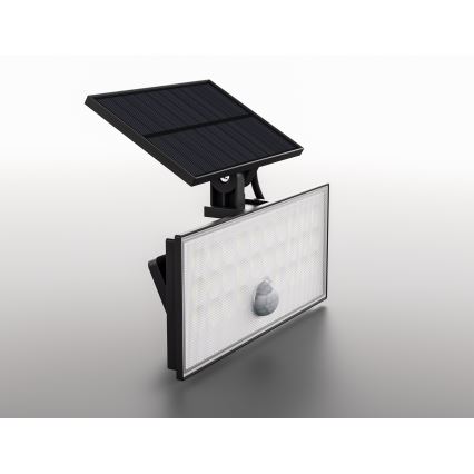 Top Light - LED Solarna stenski reflektor s senzorjem HELEON VARIO LED/8W/3,7V IP65 4000K 2200 mAh + Daljinski upravljalnik