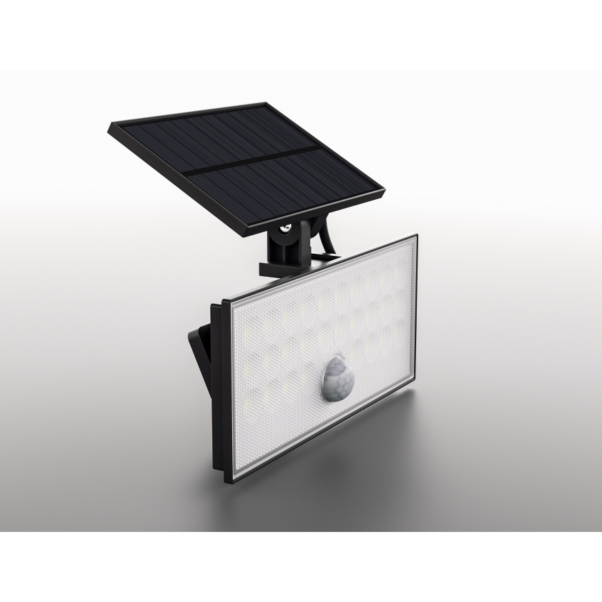 Top Light - LED Solarna stenski reflektor s senzorjem HELEON VARIO LED/8W/3,7V IP65 4000K 2200 mAh + Daljinski upravljalnik