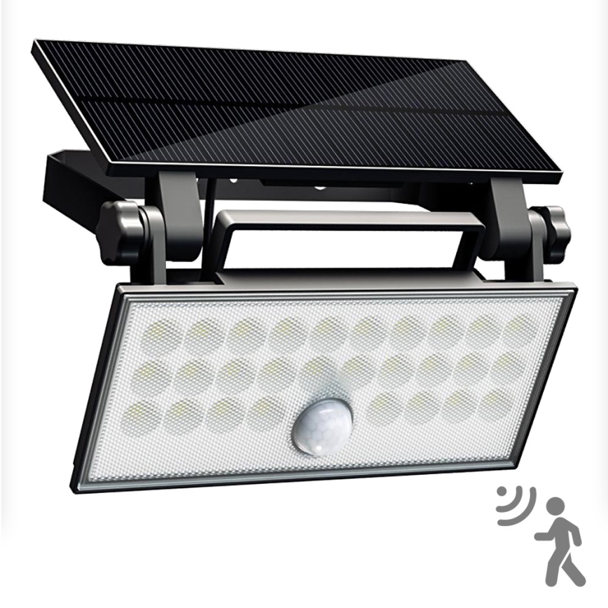 Top Light - LED Solarna stenski reflektor s senzorjem HELEON PRO LED/8W/3,7V IP65 4000K 2600 mAh