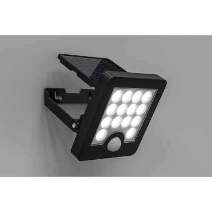 Top Light - LED Solarni stenski reflektor s senzorjem HELEON S LED/5W/3,7V IP65 4000K