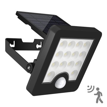 Top Light - LED Solarni stenski reflektor s senzorjem HELEON S LED/5W/3,7V IP65 4000K