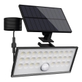 Top Light - LED Solarni stenski reflektor s senzorjem HELEON VARIO LED/8W/3,7V IP65 4000K + Daljinski upravljalnik