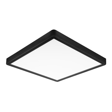 Top Light - LED Stropna svetilka REVIT LED/24W/230V 3000/4000/6500K 30x30 cm črna
