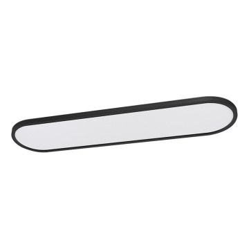 Top Light - LED stropna svetilka z možnostjo zatemnitve, pritrjena ali viseča OVAL LED/36W/230V 3000-6500K črna + z daljinskim upravljalnikom