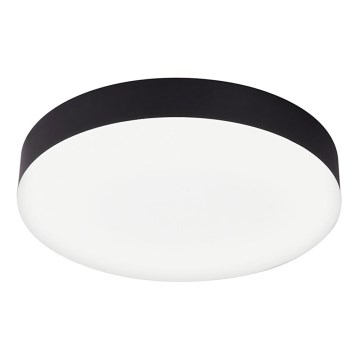 Top Light - LED stropna svetilka za kopalnico SPIRIT, LED 24 W, 230 V, 3000/4000/6500 K, IP44, premer 30 cm, črna