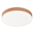 Top Light - LED stropna svetilka za kopalnico SPIRIT LED/24W/230V 3000/4000/6500K IP44 premer 30 cm rjava