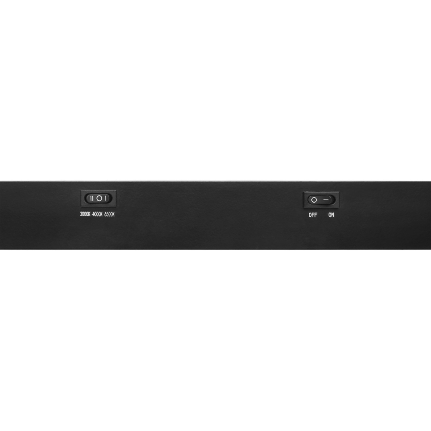 Top Light - LED svetilka za pod omarico AXIS LED/15W/230V 3000/4000/6500K 60 cm črna