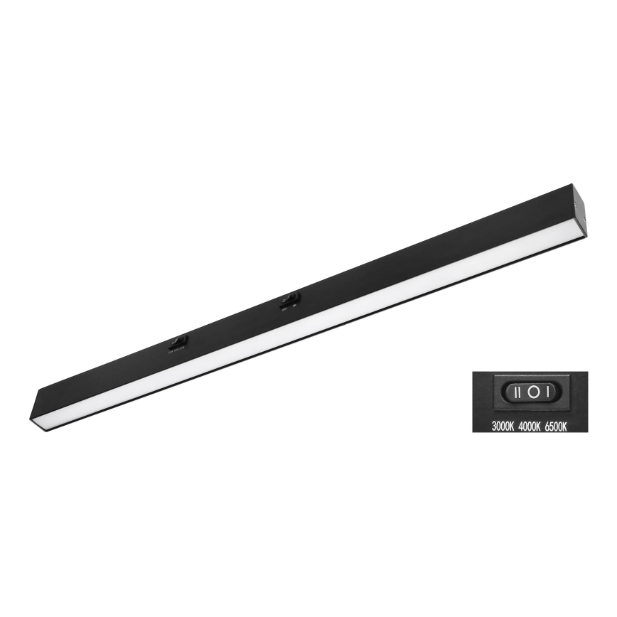 Top Light - LED svetilka za pod omarico AXIS LED/15W/230V 3000/4000/6500K 60 cm črna