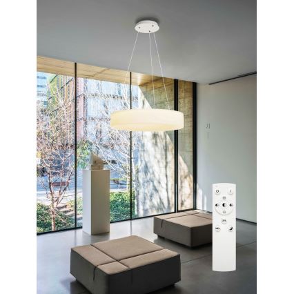Top Light - LED Svetlobni lestenec na vrvici HALO LED/40W/230V 3000-6500K premer 44 cm + daljinski upravljalnik