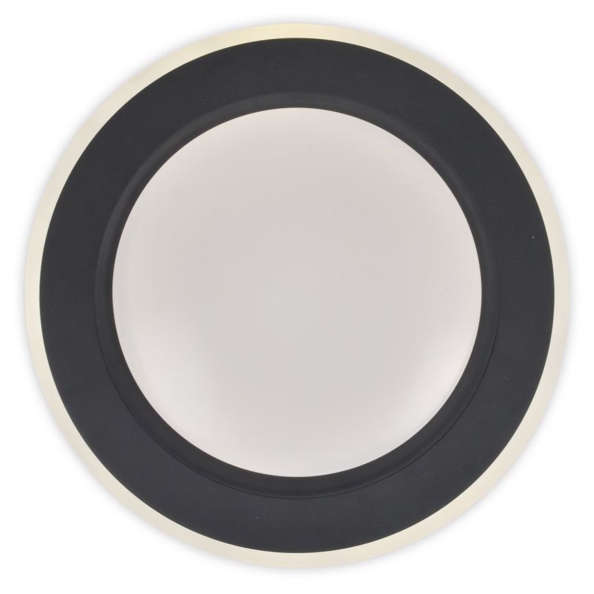 Top Light - LED Zatemnitvena stropna svetilka NORMAN LED/60W/230V pr. 49 cm črna + Daljinski upravljalnik