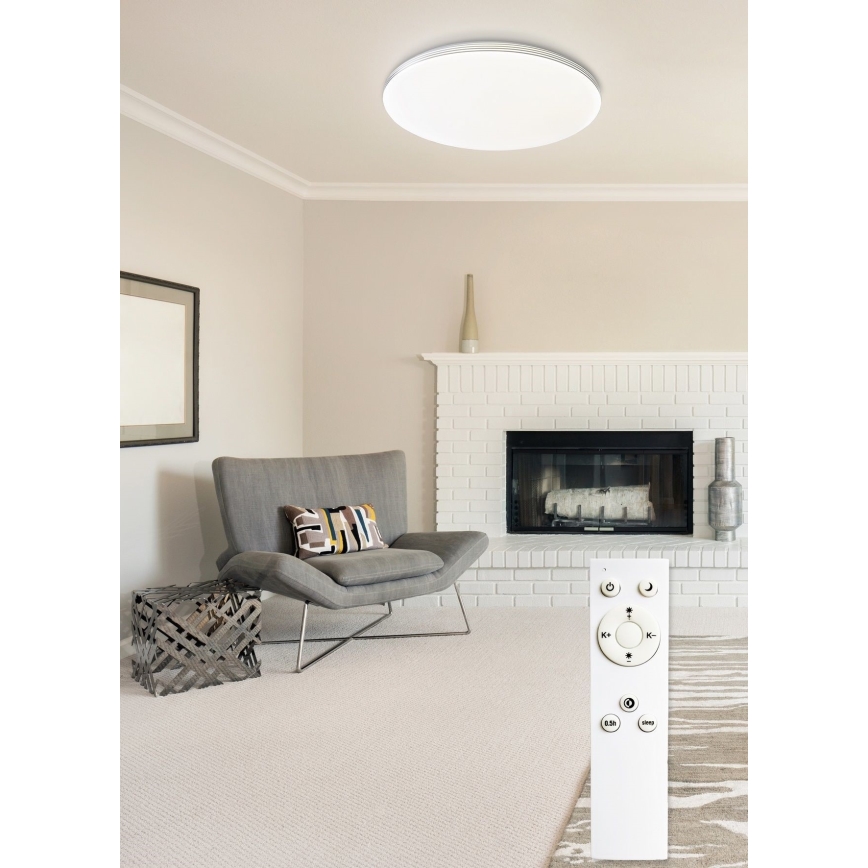 Top Light - LED Zatemnitvena stropna svetilka OCEAN LED/36W/230V 3000-6500K + Daljinski upravljalnik