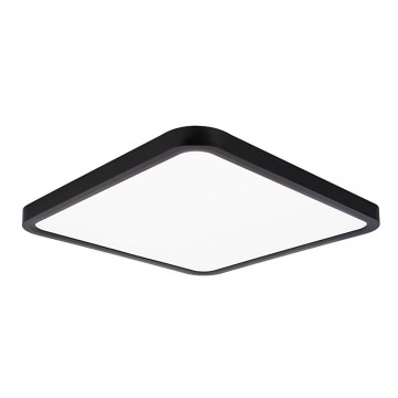 Top Light - LED Zatemnitvena stropna svetilka REVIT LED/36W/230V 3000-6500K 40x40 cm črna + Daljinski upravljalnik