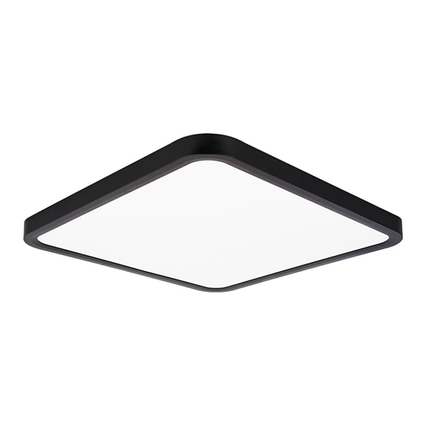 Top Light - LED Zatemnitvena stropna svetilka REVIT LED/36W/230V 3000-6500K 40x40 cm črna + Daljinski upravljalnik