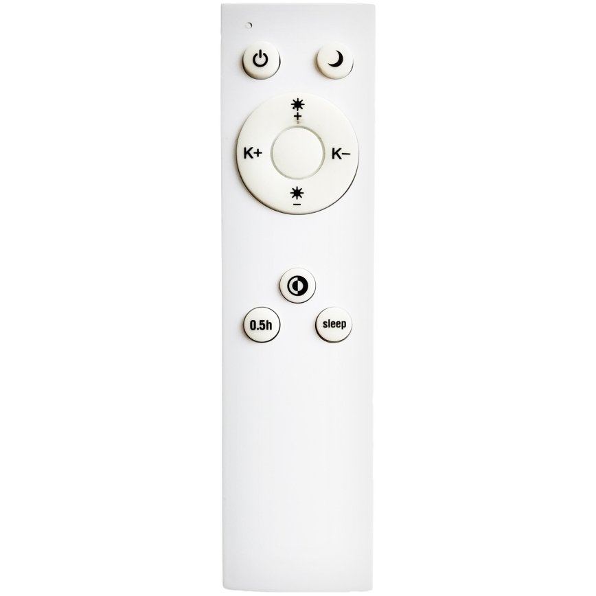 Top Light - LED Zatemnitvena stropna svetilka SALERNO LED/60W/230V 3000-6500K pr. 60 cm črna + Daljinski upravljalnik
