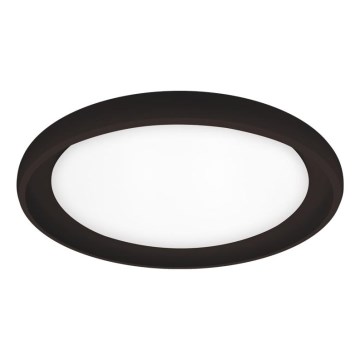 Top Light - LED Zatemnitvena stropna svetilka SALERNO LED/60W/230V 3000-6500K pr. 60 cm črna + Daljinski upravljalnik