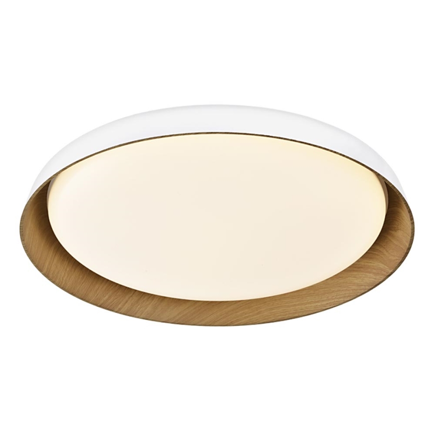 Top Light - LED Zatemnitvena stropna svetilka SATELLITE LED/48W/230V 3000-6500K pr. 53 cm bela/rjava + Daljinski upravljalnik