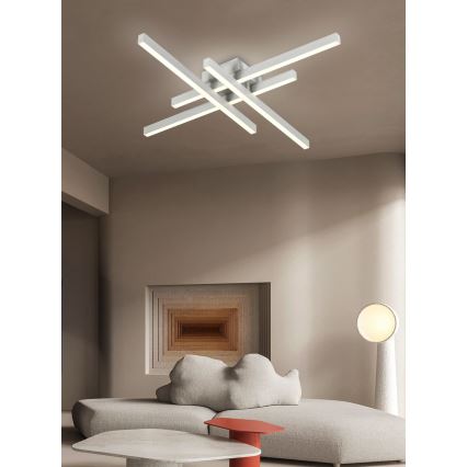 Top Light - LED Zatemnitveni lestenec CROSS LED/50W/230V 3000-6500K + Daljinski upravljalnik