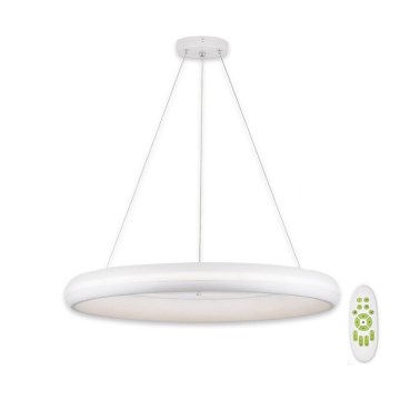 Top Light - LED Zatemnitveni lestenec na vrvici FUTURA LED/60W/230V bela + Daljinski upravljalnik