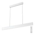 Top Light - LED Zatemnitveni lestenec na vrvici LINE LED/30W/230V bela + Daljinski upravljalnik