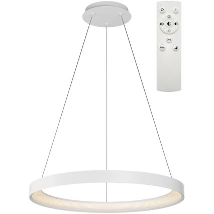 Top Light - LED Zatemnitveni lestenec na vrvici ORBIT LED/40W/230V 3000-6500K pr. 50 cm bela + Daljinski upravljalnik