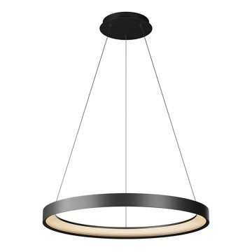Top Light - LED Zatemnitveni lestenec na vrvici ORBIT LED/40W/230V 3000-6500K pr. 50 cm črna + Daljinski upravljalnik