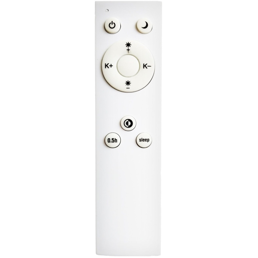 Top Light - LED Zatemnitveni lestenec na vrvici REVIT LED/36W/230V 3000-6500K pr. 40 cm bela + Daljinski upravljalnik