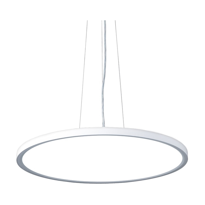 Top Light - LED Zatemnitveni lestenec na vrvici REVIT LED/50W/230V 3000-6500K pr. 60 cm bela + Daljinski upravljalnik