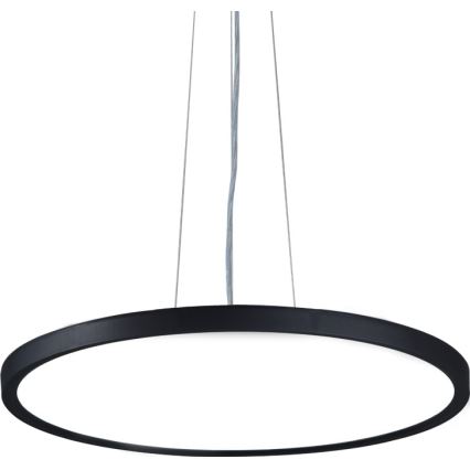Top Light - LED Zatemnitveni lestenec na vrvici REVIT LED/50W/230V 3000-6500K pr. 60 cm črna + Daljinski upravljalnik