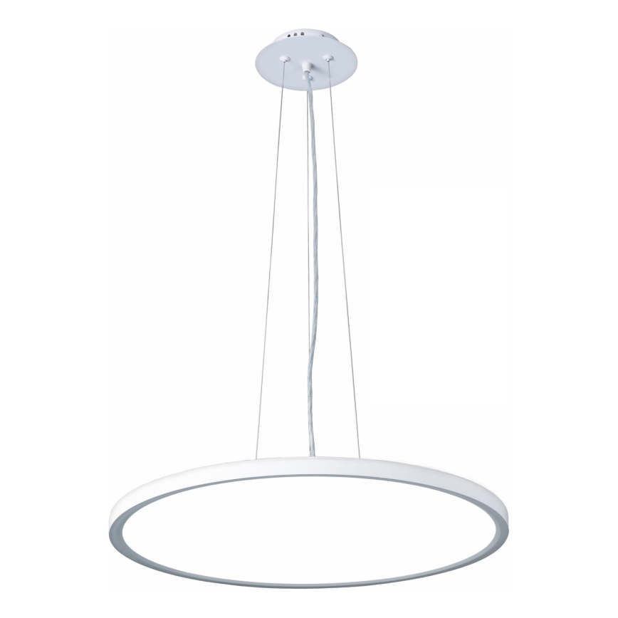 Top Light - LED Zatemnitveni lestenec na vrvici REVIT LED/50W/230V 3000-6500K pr. 60 cm bela + Daljinski upravljalnik