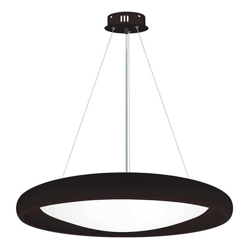 Top Light - LED Zatemnitveni lestenec na vrvici SALERNO LED/60W/230V 3000-6500K pr. 60 cm črna + Daljinski upravljalnik