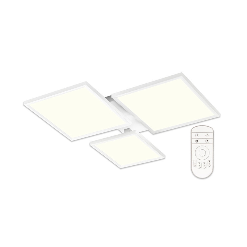 Top Light - LED Zatemnitveni nadgradni lestenec MERKUR LED/50W/230V 3000-6500K bela + Daljinski upravljalnik