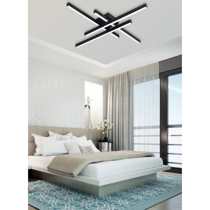 Top Light - LED Zatemnitveni nadgradni lestenec CROSS LED/50W/230V 3000-6500K + Daljinski upravljalnik