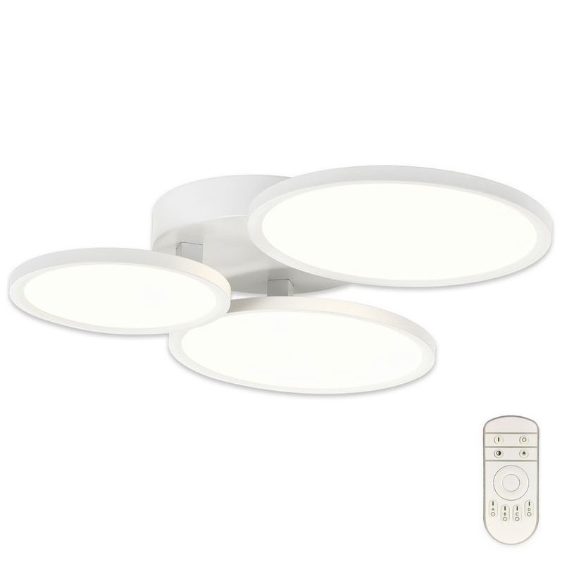 Top Light - LED Zatemnitveni nadgradni lestenec MERKUR LED/50W/230V 3000-6500K bela + Daljinski upravljalnik