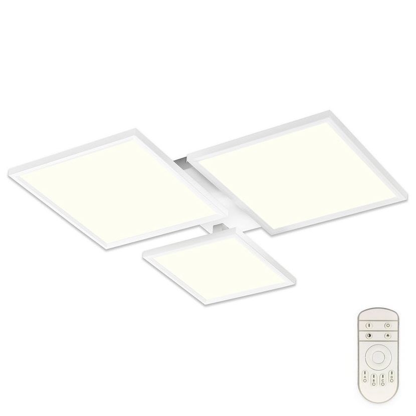 Top Light - LED Zatemnitveni nadgradni lestenec MERKUR LED/50W/230V 3000-6500K bela + Daljinski upravljalnik