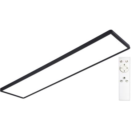 Top Light - LED Zatemnitveni panel REVIT LED/70W/230V 3000-6500K 120x30 cm črna + Daljinski upravljalnik