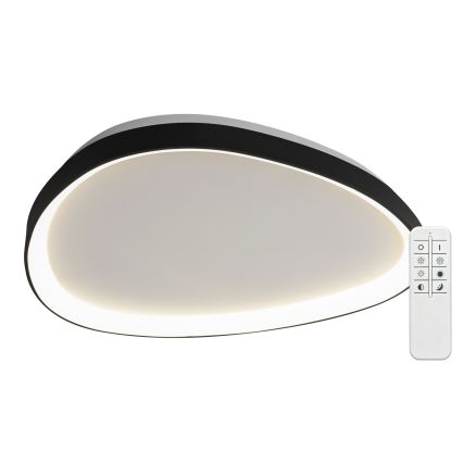 Top Light - LED zatemnljivo stropno svetilo ECLIPSE LED/55W/230V 3000-6500K premer 60 cm črna + daljinski upravljalnik