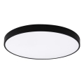 Top Light - LED zatemnljivo kopalniško stropno svetilo PETAL LED/60W/230V 3000-6500K IP44 premer 59 cm črna + z daljinskim upravljalnikom