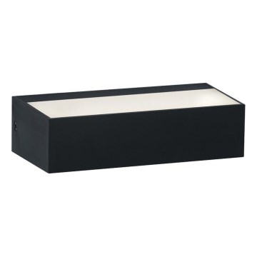 Top Light - LED zunanja stenska svetilka IMOLA LED/10W/230V 3000/4000/6000K IP54 17 cm črna
