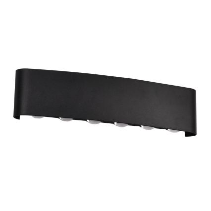 Top Light - LED zunanje stensko svetilo RAY LED/10W/230V 3000/4000/6500K IP54 črna