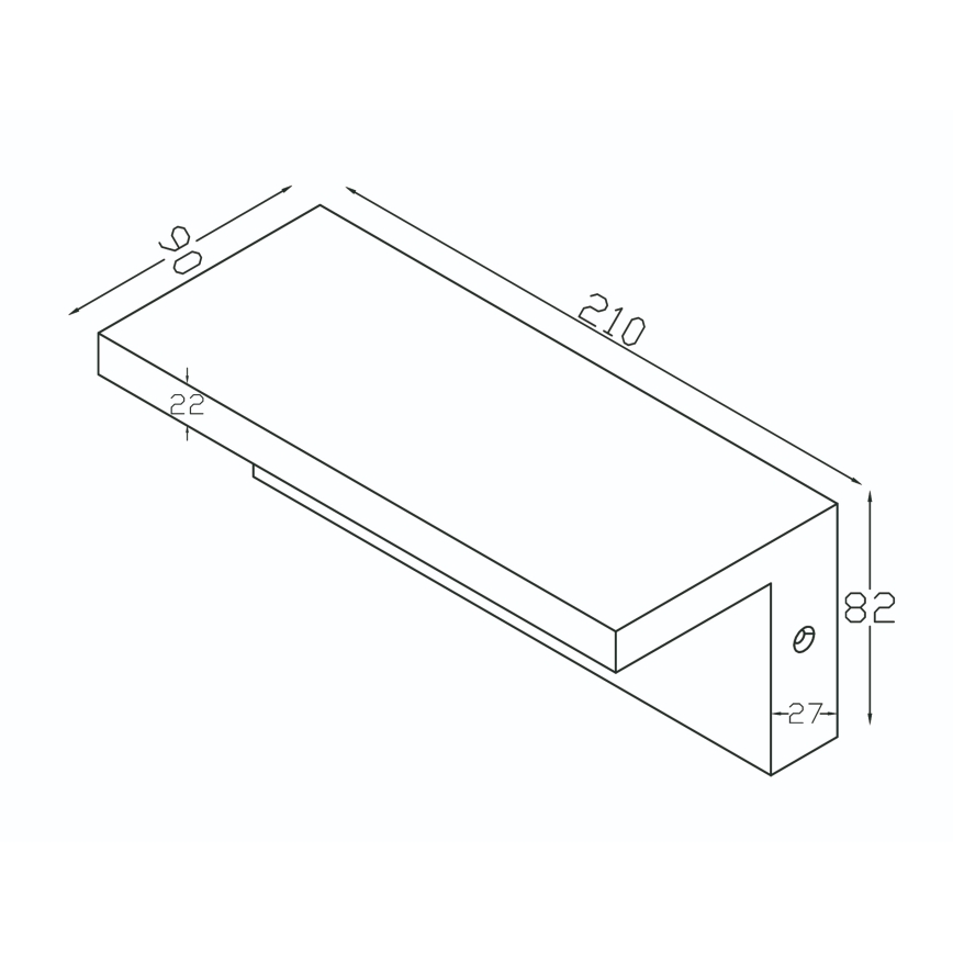 Top Light - LED zunanja stenska svetilka s senzorjem gibanja ELON LED/10W/230V 3000/4000/6000K IP54 črna