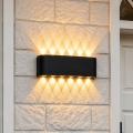 Top Light - LED zunanje stensko svetilo RAY LED/10W/230V 3000/4000/6500K IP54 črna