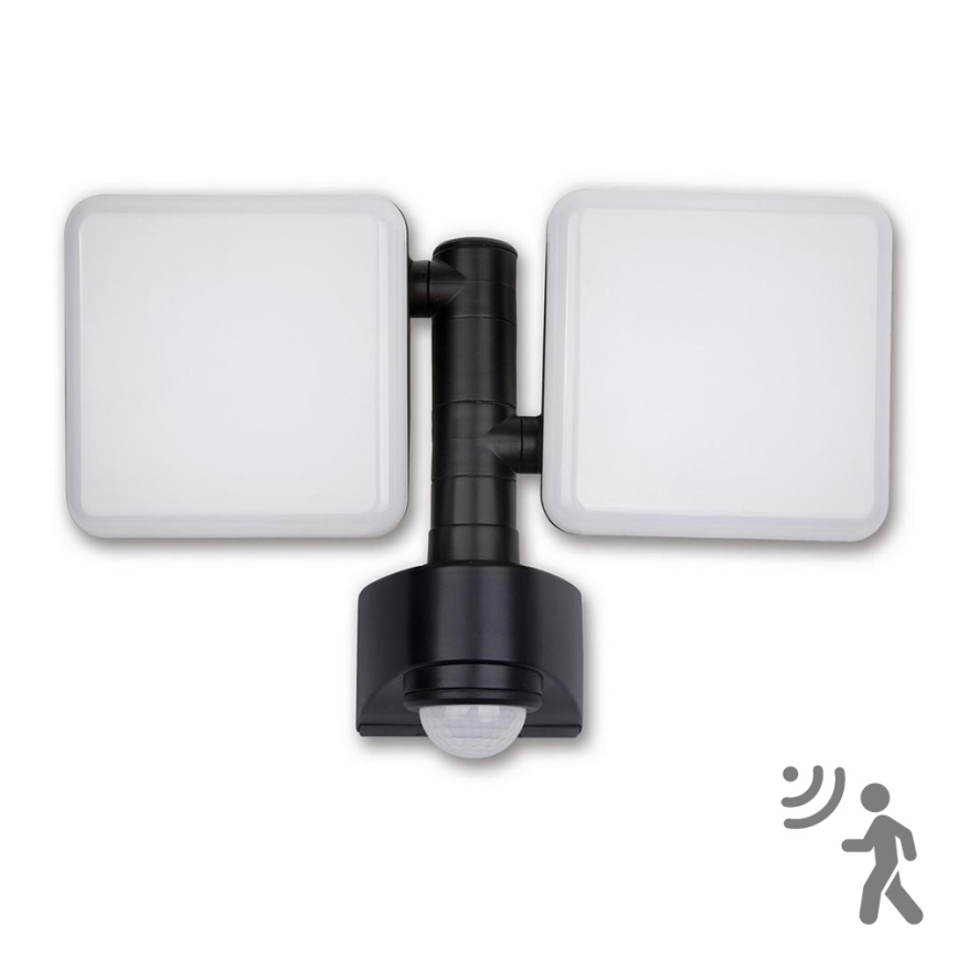 Top Light Lucca 2 PIR - LED Zunanja stenska svetilka s senzorjem LUCCA 2xLED/10W/230V IP54