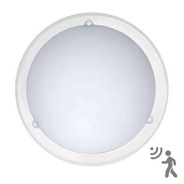 Top Light - Senzorska stropna svetilka 5502/40/B/MWS 2xE27/60W