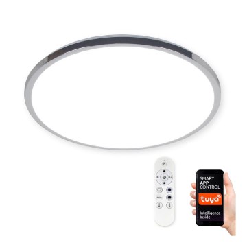 Top Light Silver K MAX SMART - LED RGB Zatemnitvena stropna svetilka LED/60W/230V Tuya + Daljinski upravljalnik