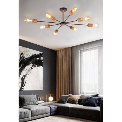 Top Light Star 8 - Lestenec na drogu STAR 8xE27/40W/230V bor