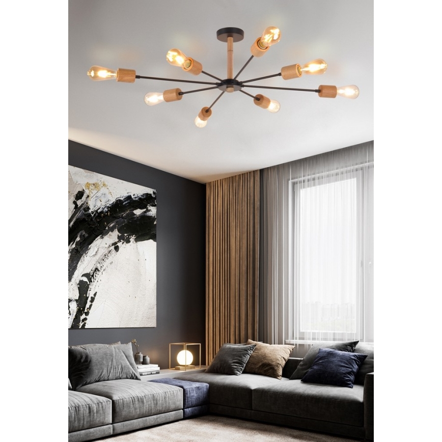 Top Light Star 8 - Lestenec na drogu STAR 8xE27/40W/230V bor