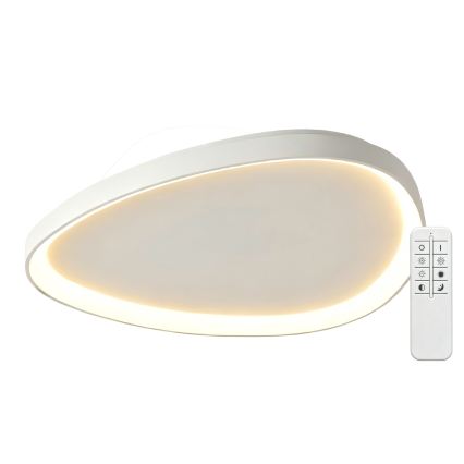 Top Light - LED Zatemnjivo stropno svetilo ECLIPSE LED/55W/230V 3000-6500K premer 60 cm bela + daljinski upravljalnik