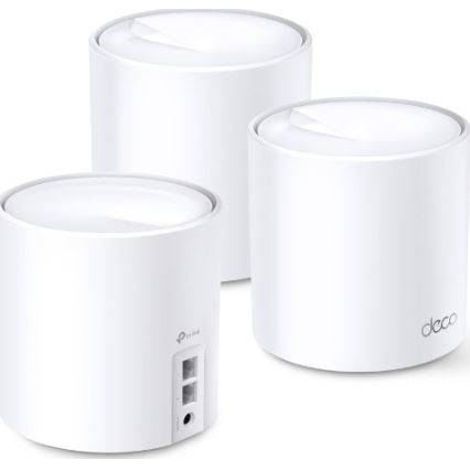 TP-Link - 3-delni komplet Wi-Fi 6 mesh sistem za celoten dom Deco X50